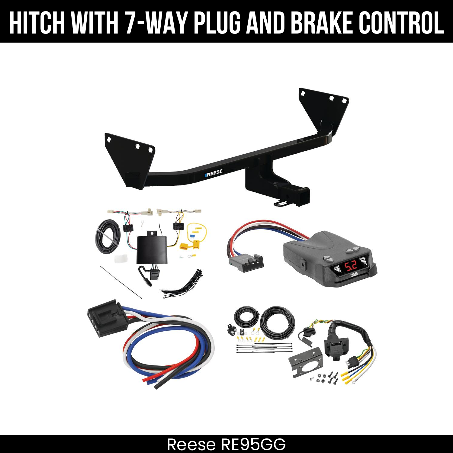Trailer Hitch , 7-Way , Reese Brakeman IV Brake Control