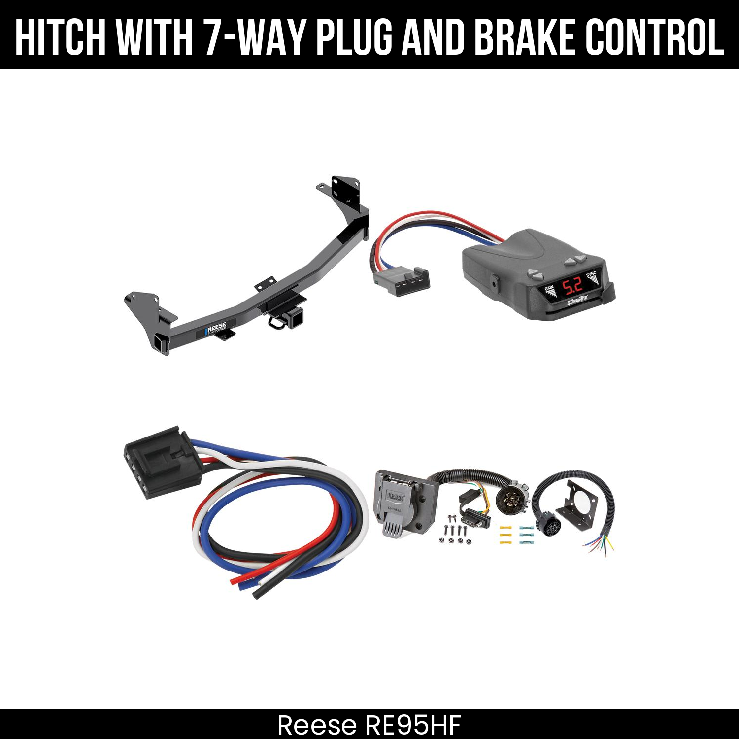 Trailer Hitch , 7-Way , Draw-Tite Activator IV Brake Control