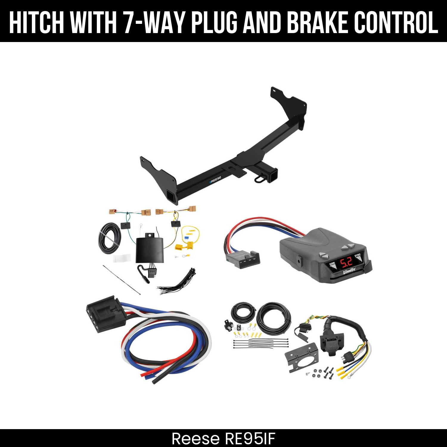 Trailer Hitch , 7-Way , Draw-Tite Activator IV Brake Control