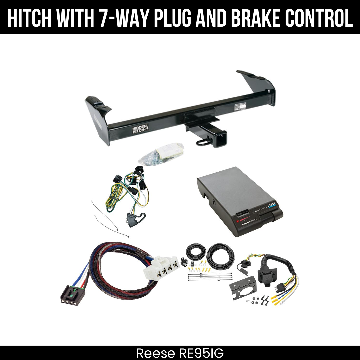 Trailer Hitch , 7-Way , Reese Brakeman Brake Control