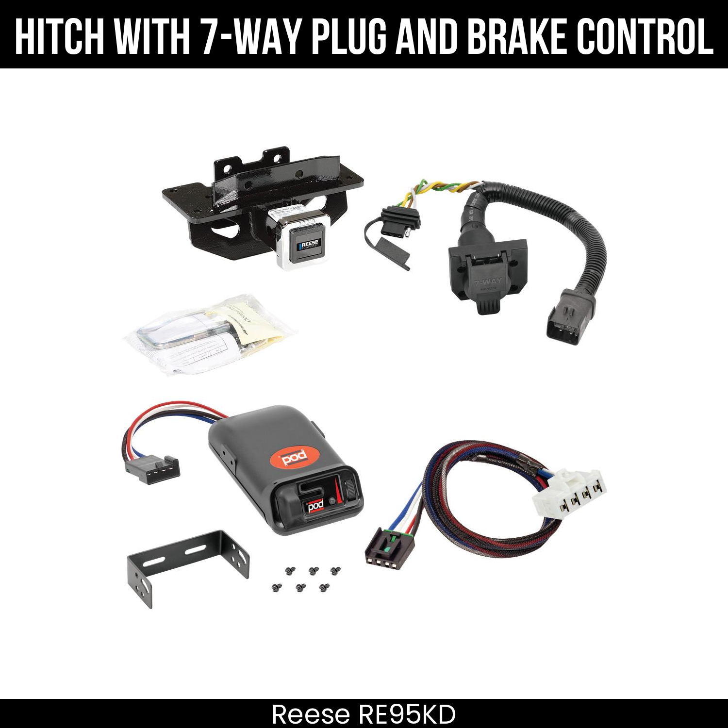 Trailer Hitch , 7-Way , Pro Series POD Brake Control