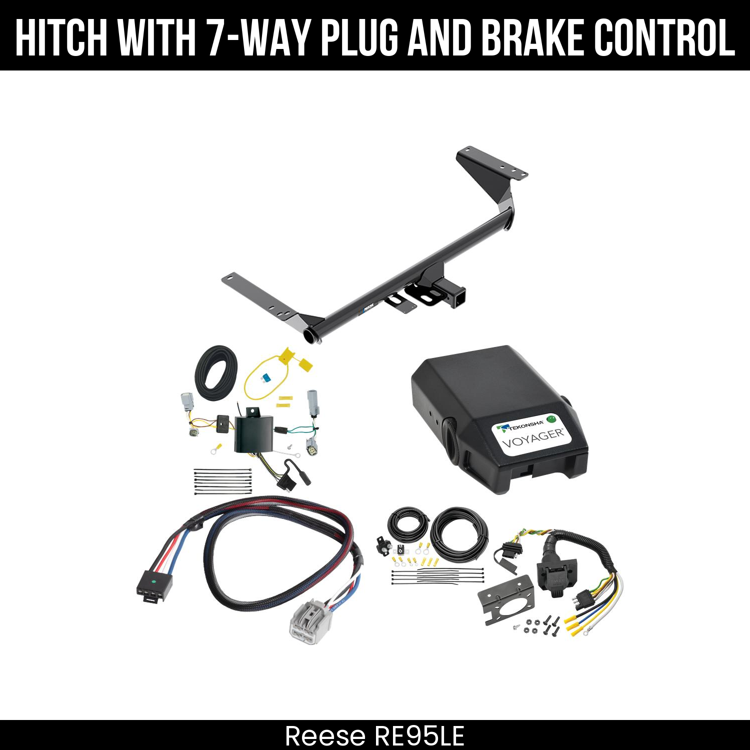 Trailer Hitch , 7-Way , Tekonsha Voyager Brake Control