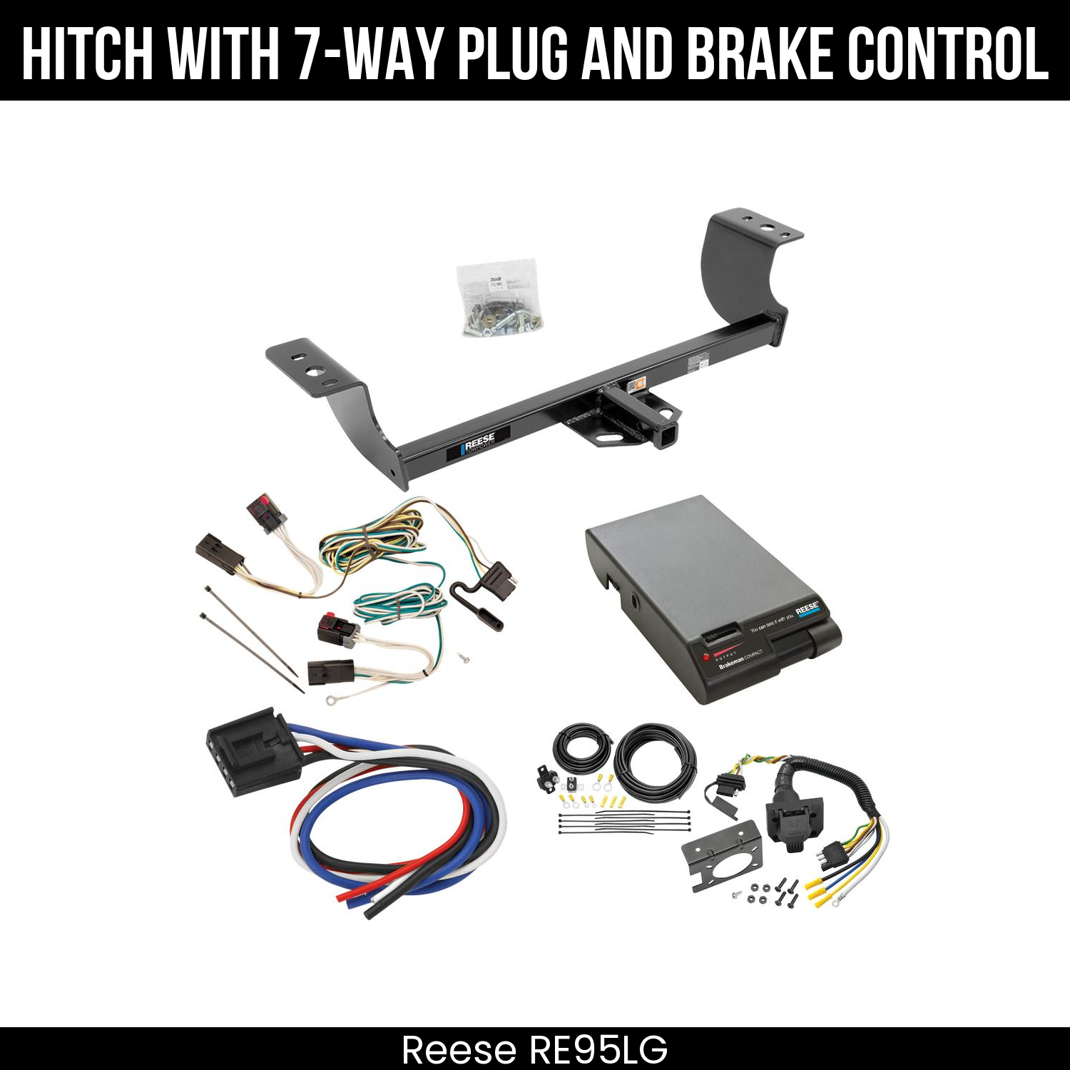 Trailer Hitch , 7-Way , Reese Brakeman Brake Control