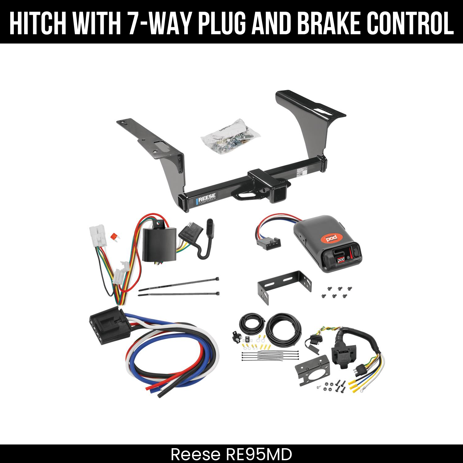 Trailer Hitch , 7-Way , Pro Series POD Brake Control
