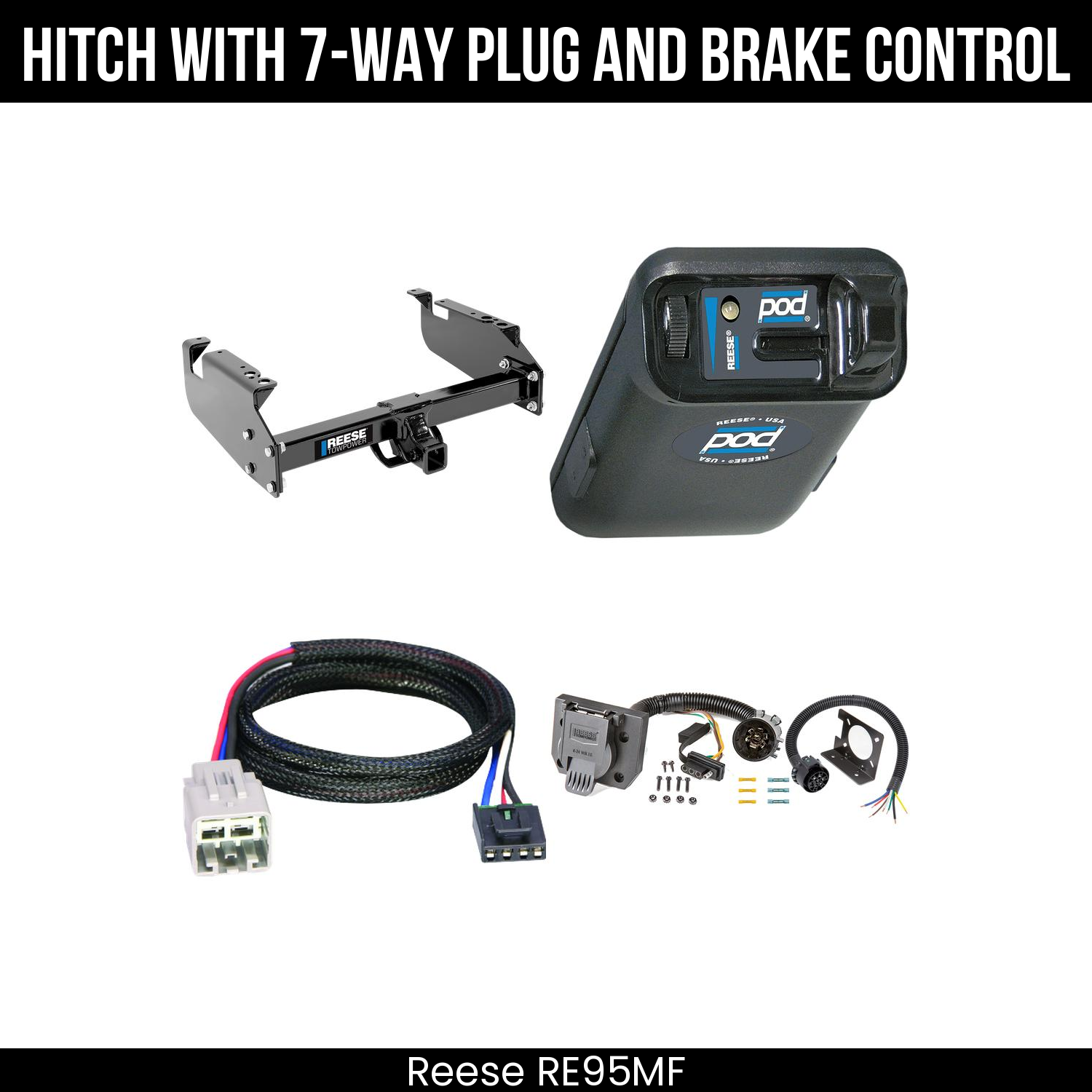 Trailer Hitch , 7-Way , Reese POD Brake Control