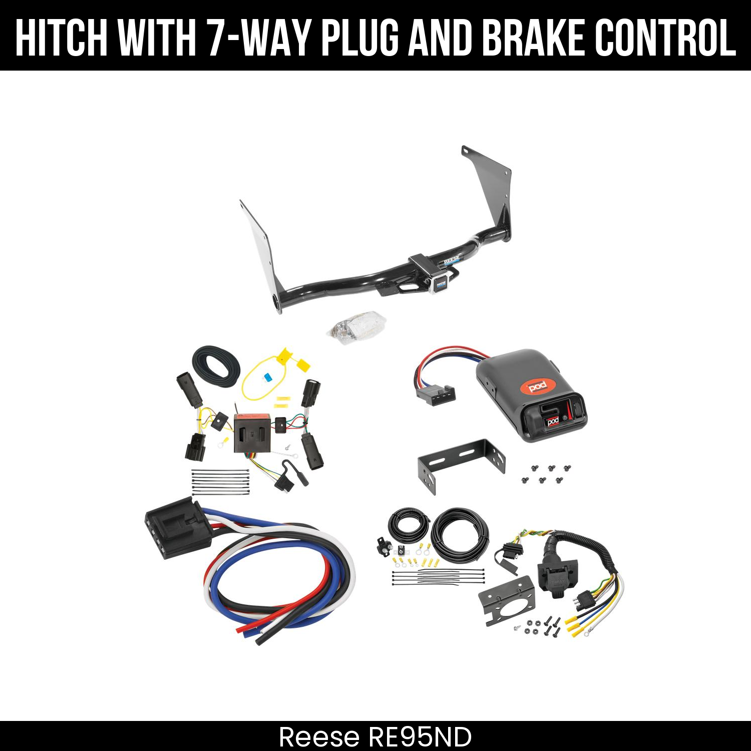 Trailer Hitch , 7-Way , Pro Series POD Brake Control