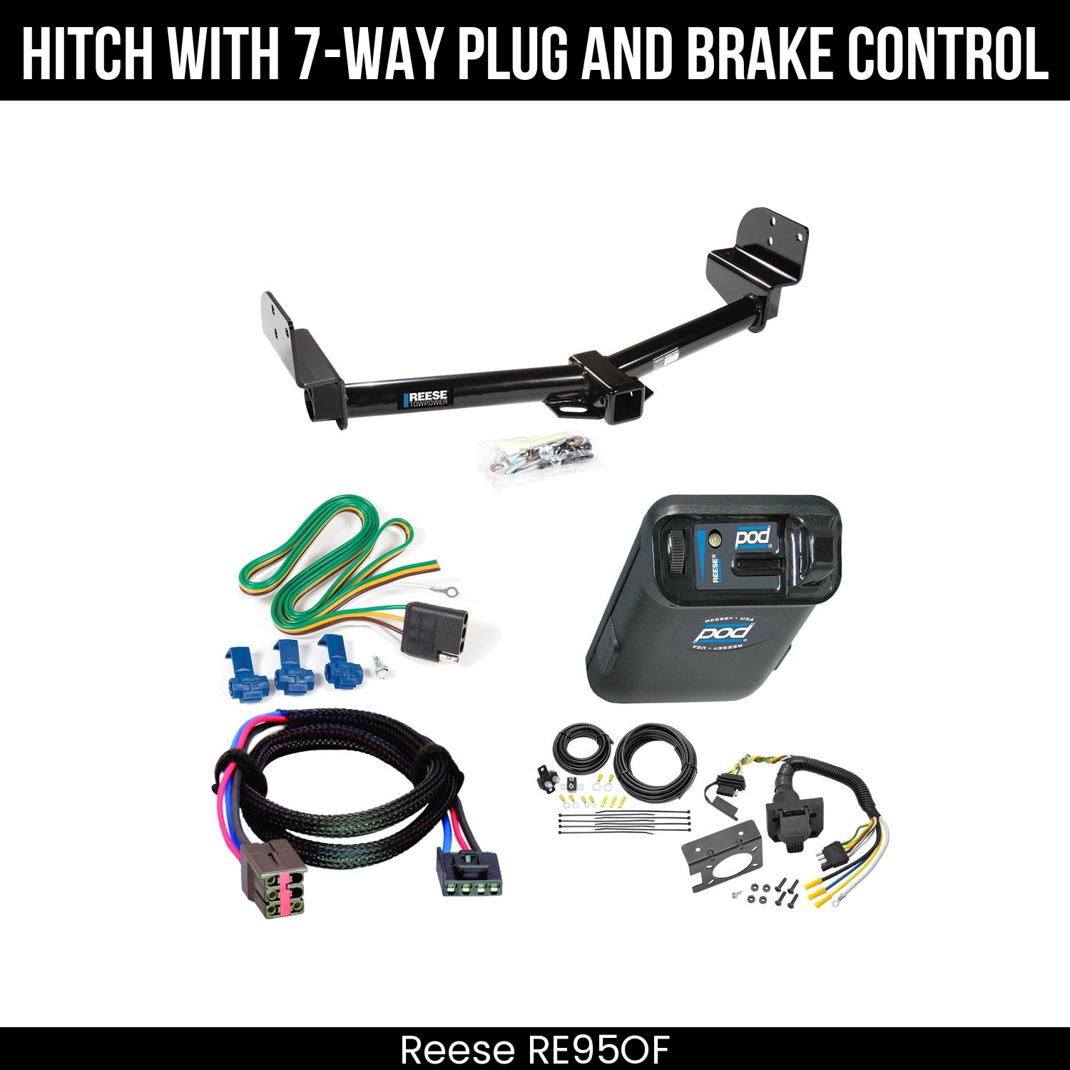 Trailer Hitch , 7-Way , Reese POD Brake Control