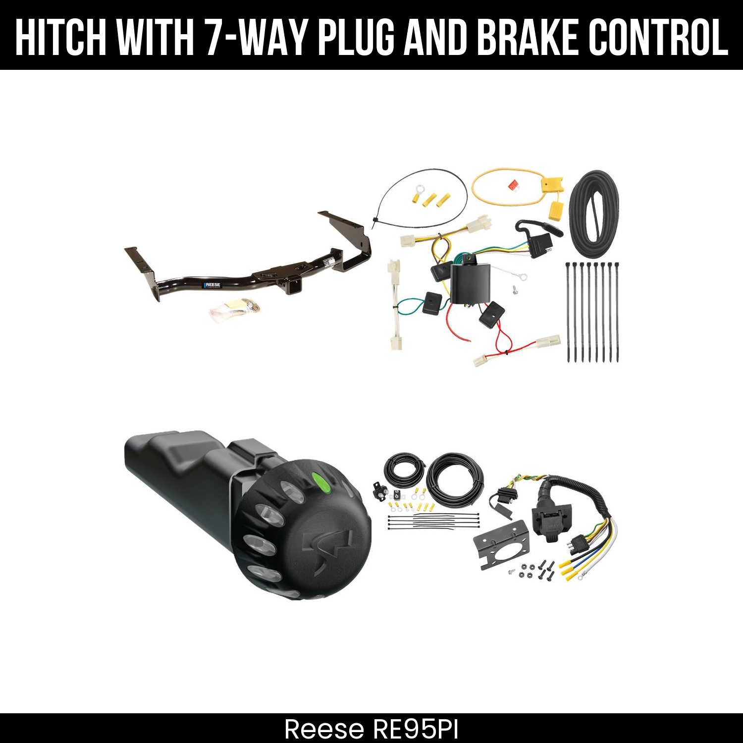Trailer Hitch , 7-Way , Tekonsha Voyager iD Smart Brake Control