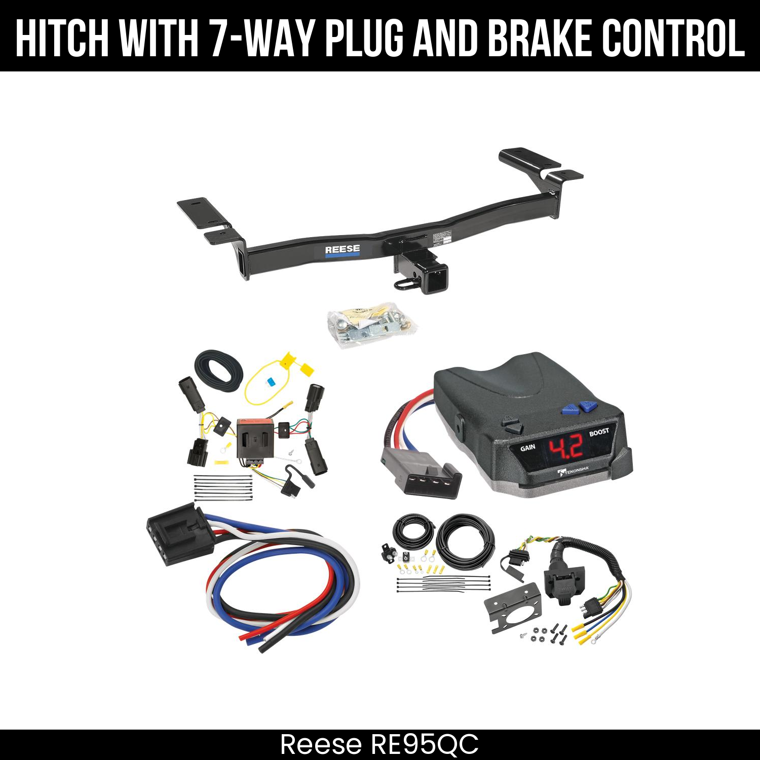 Trailer Hitch , 7-Way , Tekonsha Brake EVN Control