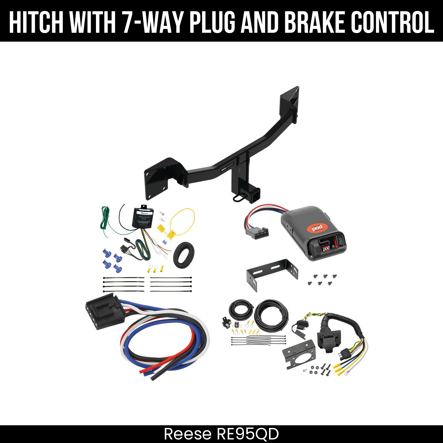 Trailer Hitch , 7-Way , Pro Series POD Brake Control