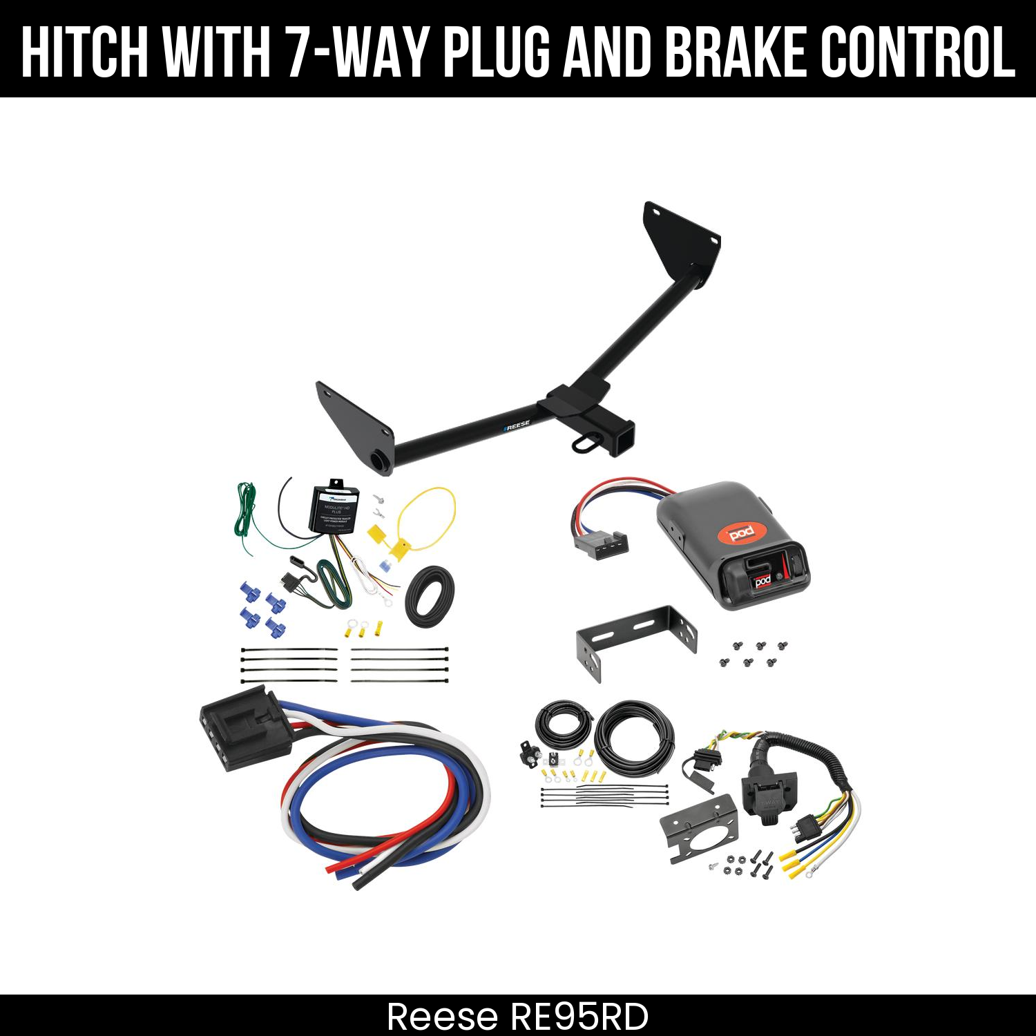 Trailer Hitch , 7-Way , Pro Series POD Brake Control