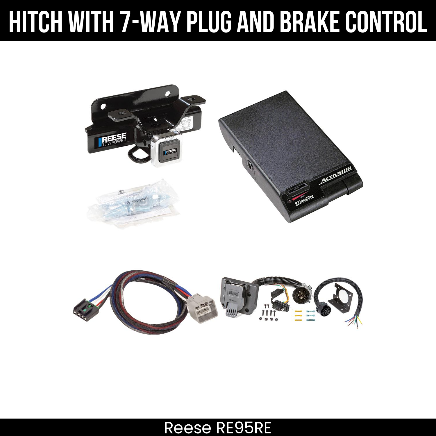 Trailer Hitch , 7-Way , Draw-Tite Activator Brake Control