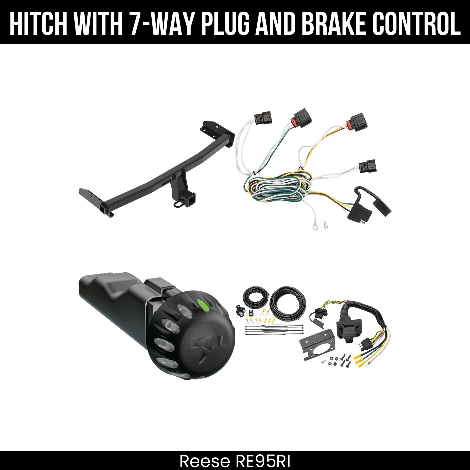 Trailer Hitch , 7-Way , Tekonsha Voyager iD Smart Brake Control