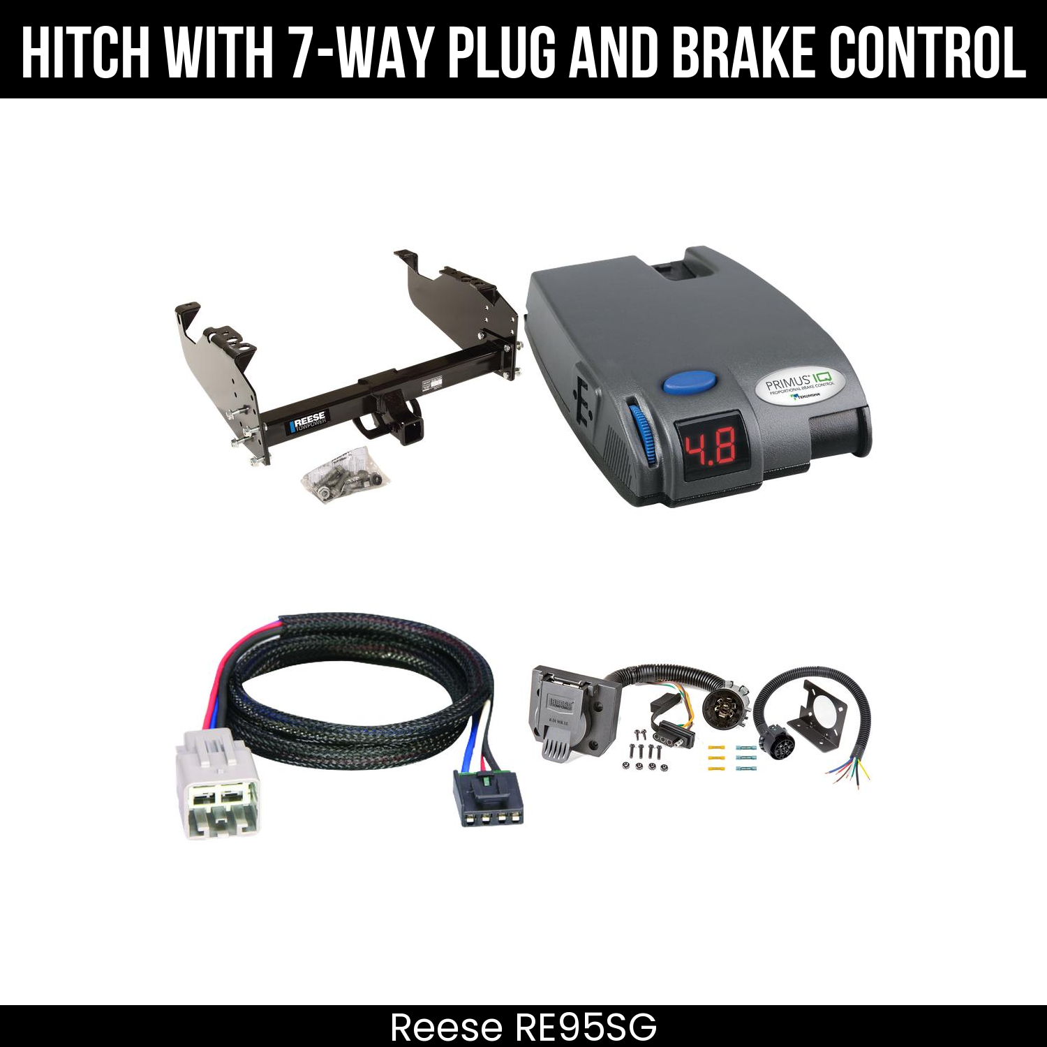 Trailer Hitch , 7-Way , Tekonsha Primus IQ Brake Control