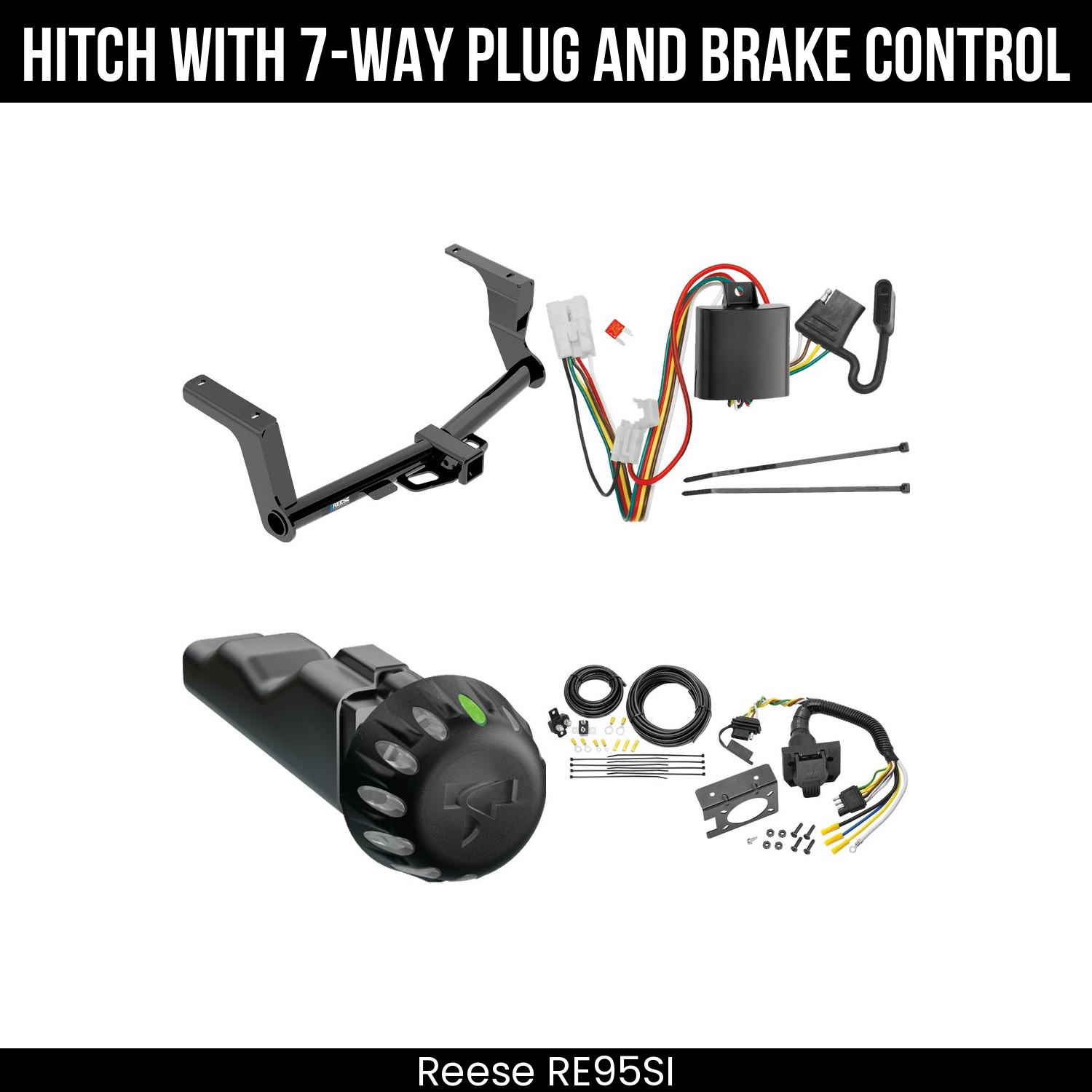 Trailer Hitch , 7-Way , Tekonsha Voyager iD Smart Brake Control