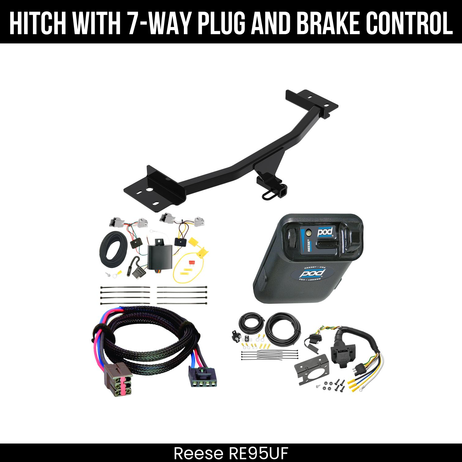 Trailer Hitch , 7-Way , Reese POD Brake Control