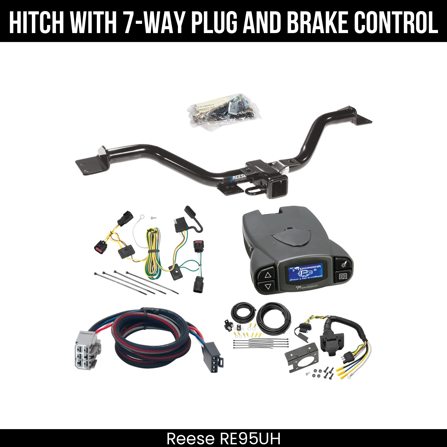 Trailer Hitch , 7-Way , Tekonsha Prodigy P3 Brake Control