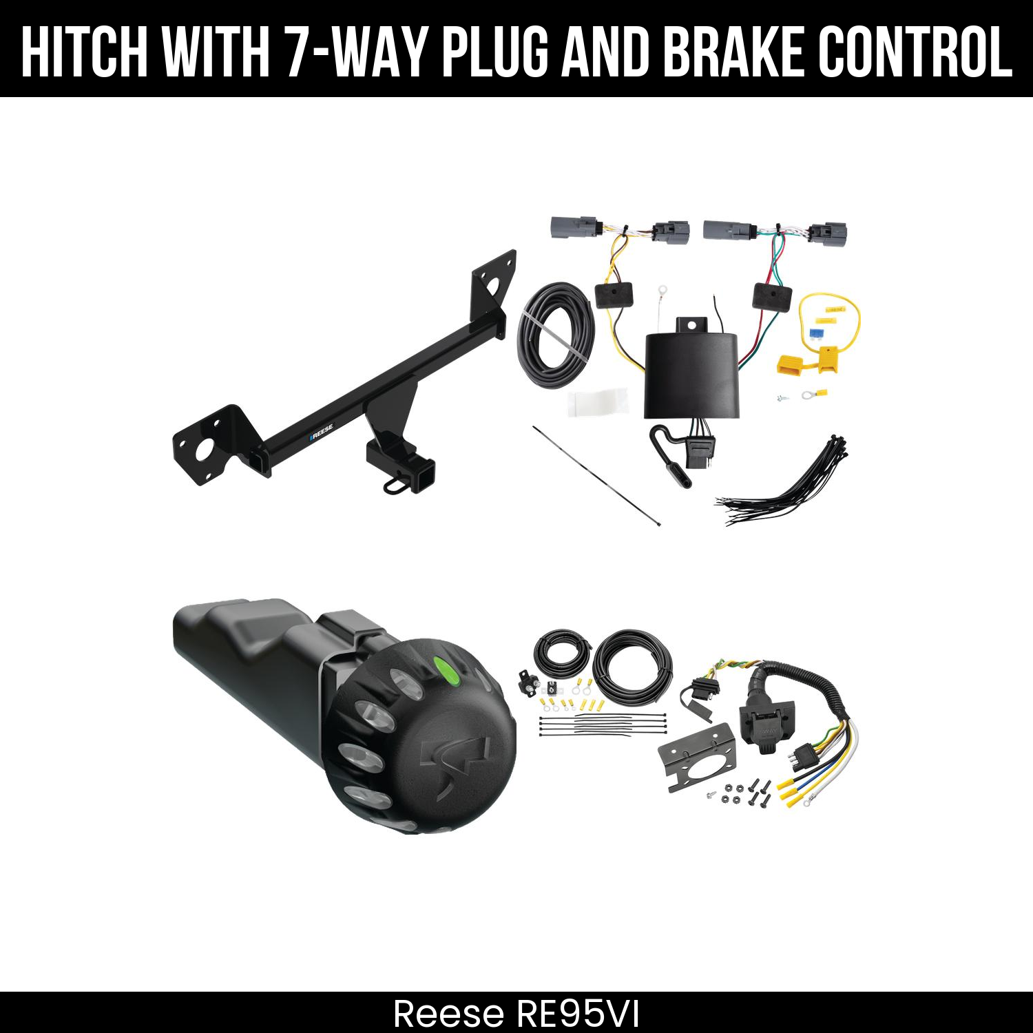 Trailer Hitch , 7-Way , Tekonsha Voyager iD Smart Brake Control