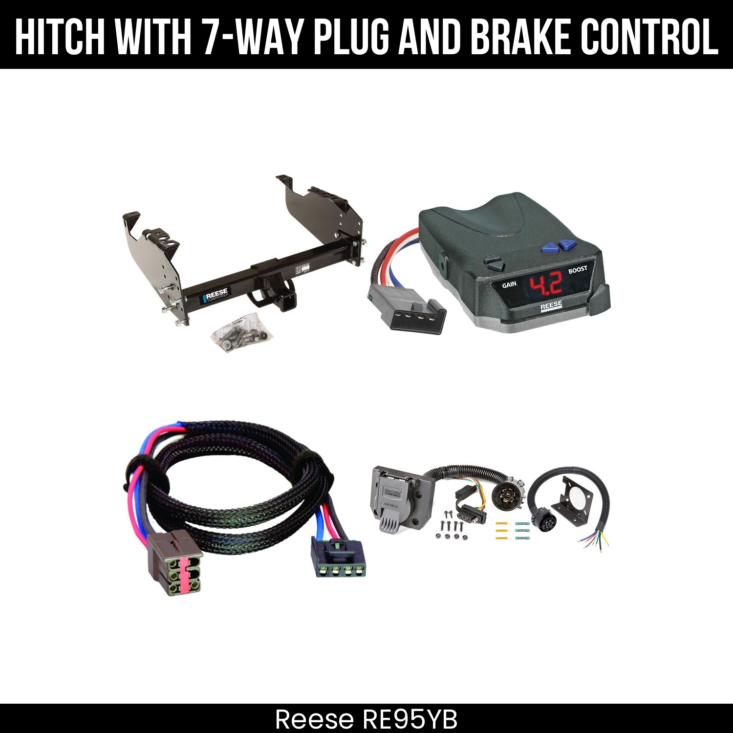 Trailer Hitch , 7-Way , Reese Brake EVN Control
