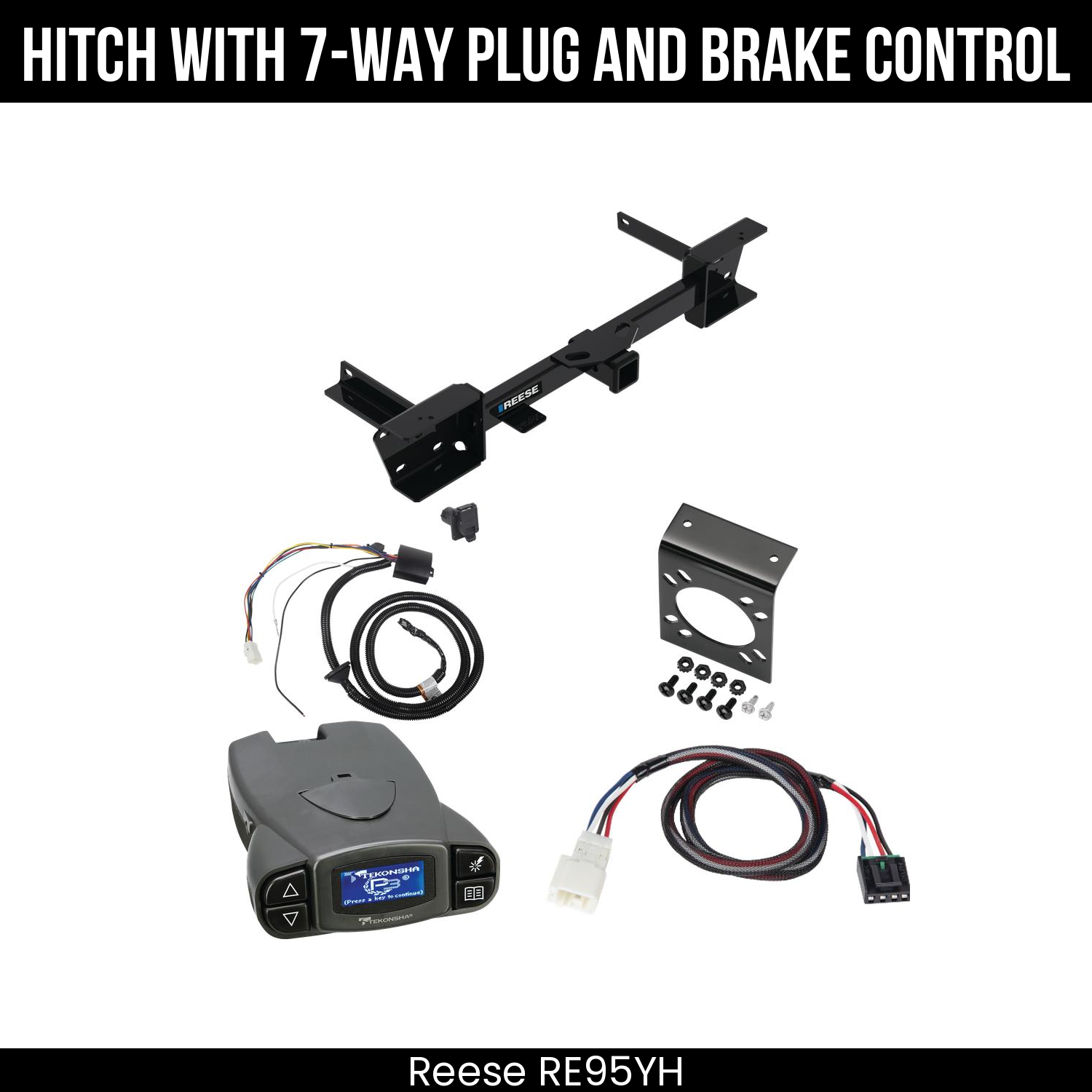 Trailer Hitch , 7-Way , Tekonsha Prodigy P3 Brake Control