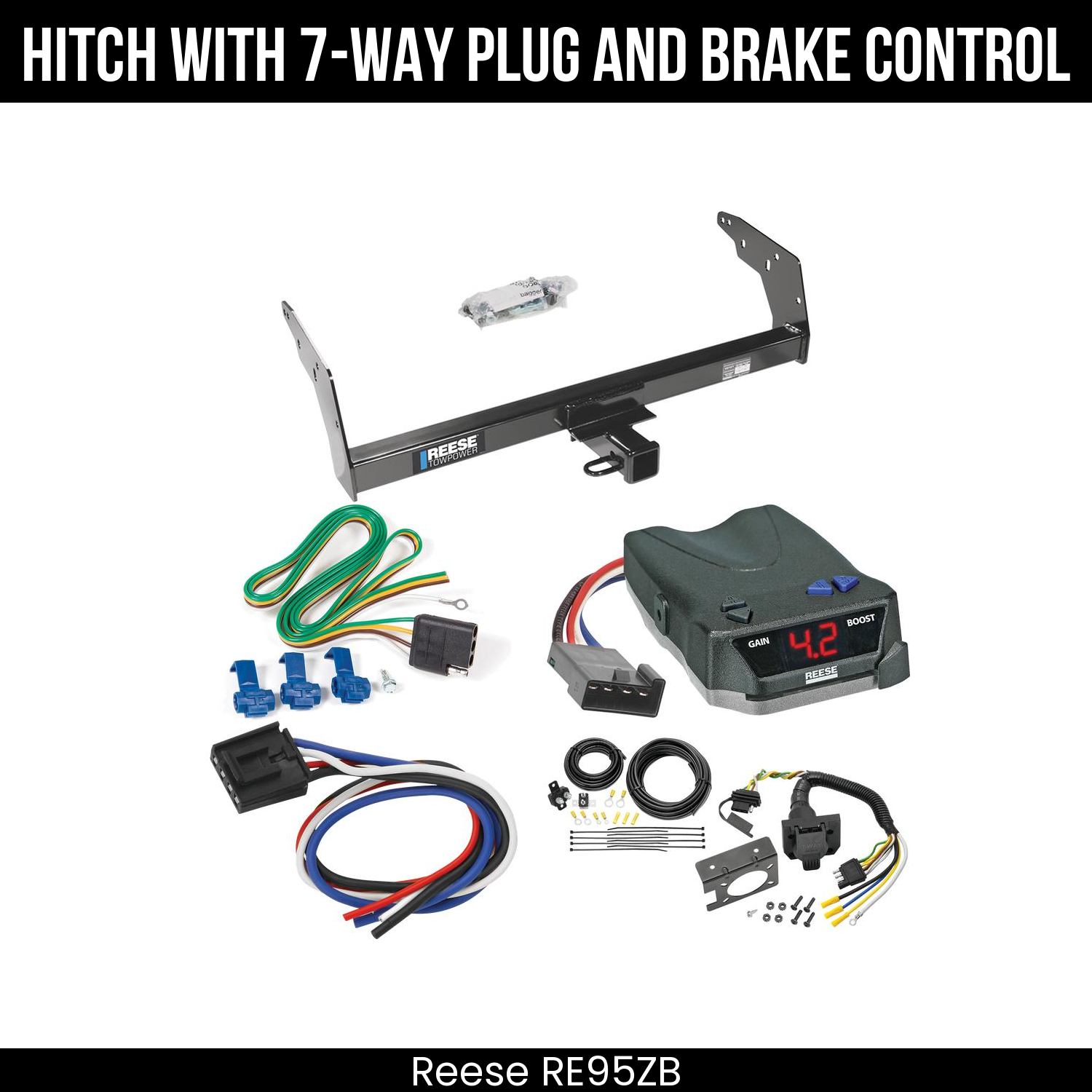 Trailer Hitch , 7-Way , Reese Brake EVN Control