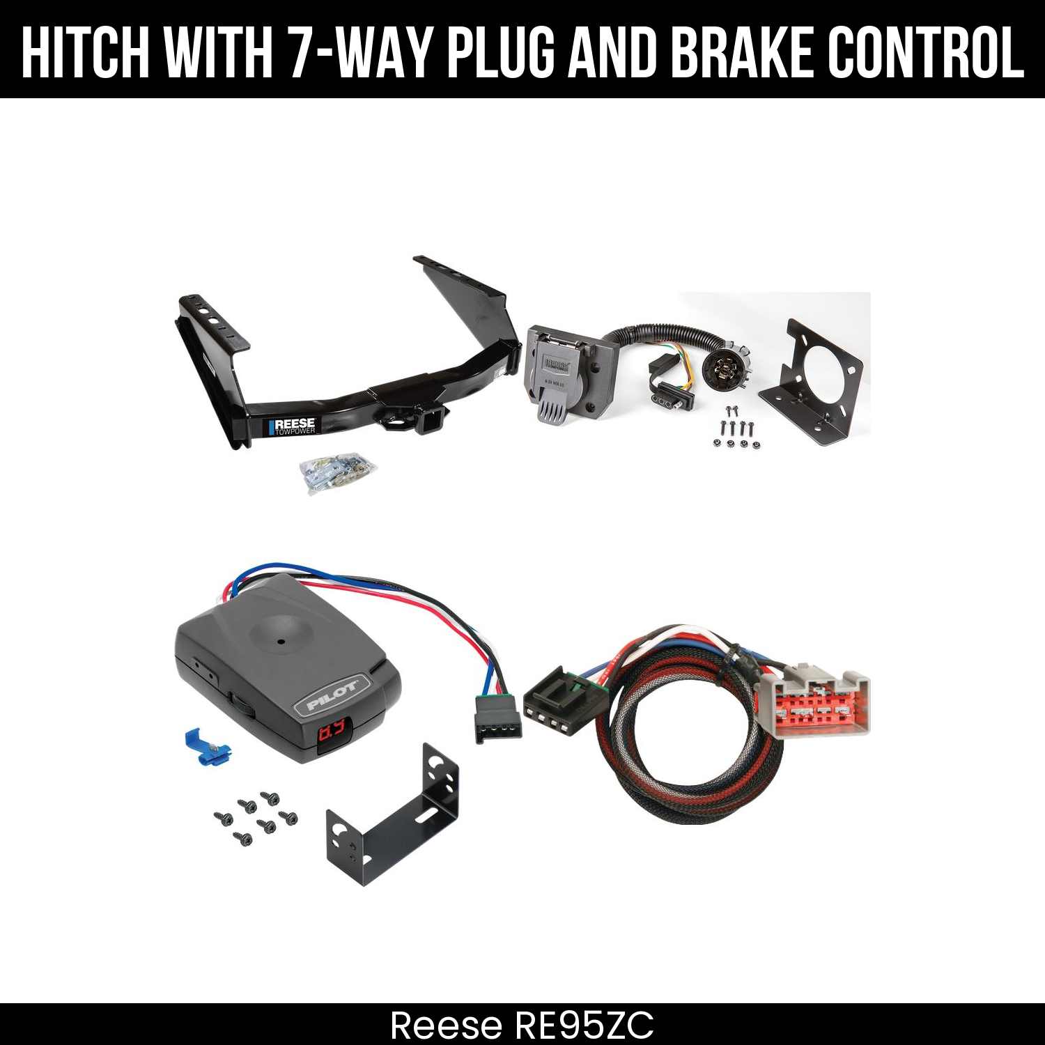 Trailer Hitch , 7-Way , Pro Series Pilot Brake Control