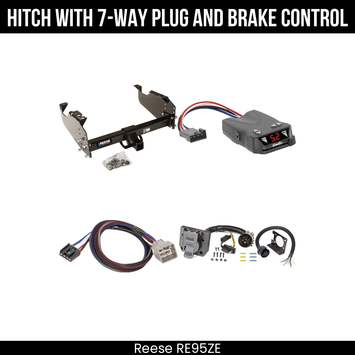 Trailer Hitch , 7-Way , Draw-Tite Activator IV Brake Control