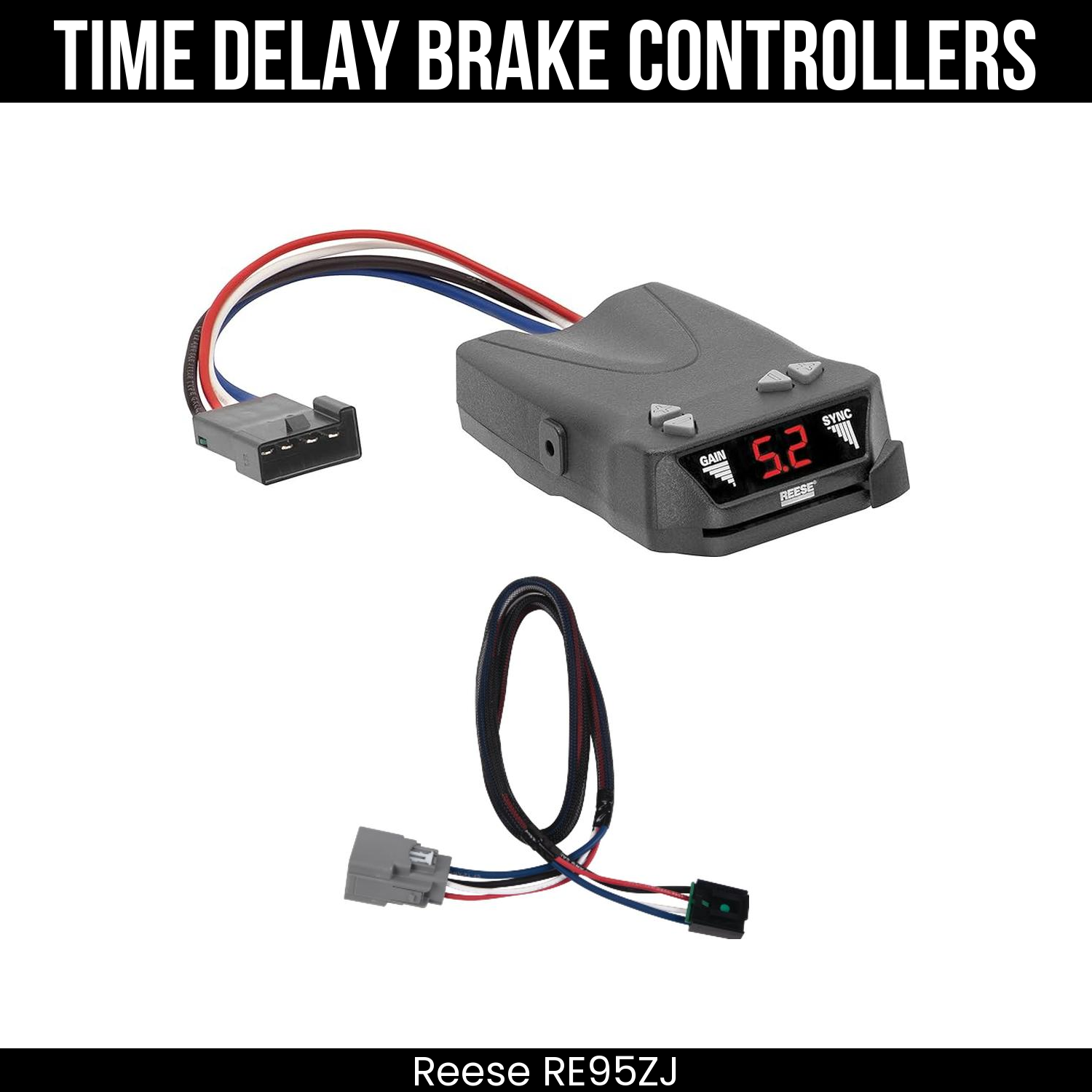 Reese Brakeman IV Brake Control , Plug Adapter