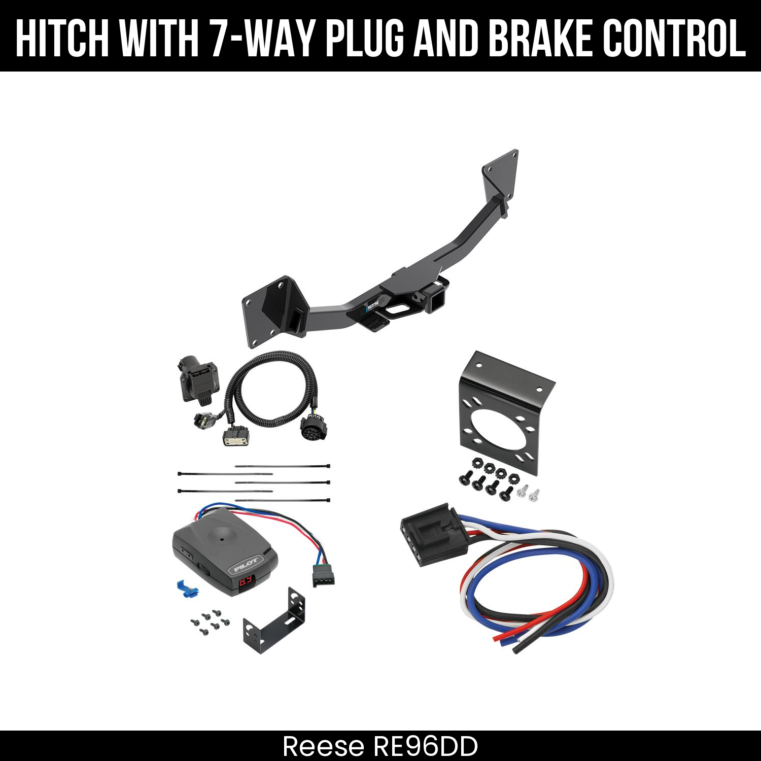 Trailer Hitch , 7-Way , Pro Series Pilot Brake Control