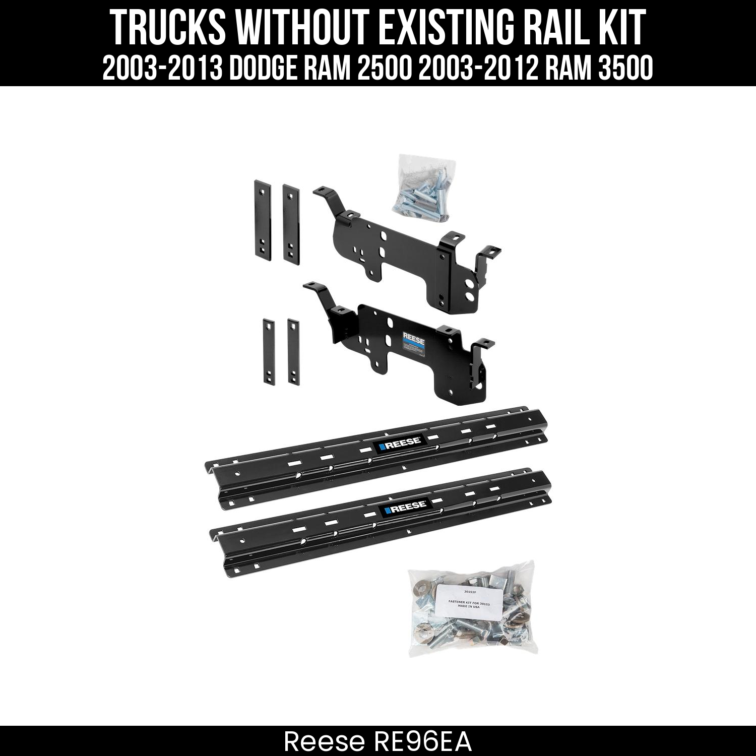 5th Wheel Hitch Custom Bracket,5th Wheel Hitch Rails Only