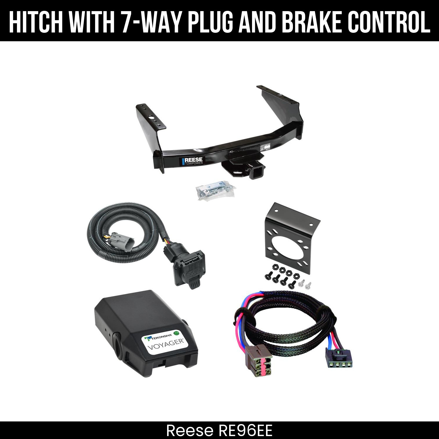 Trailer Hitch , 7-Way , Tekonsha Voyager Brake Control
