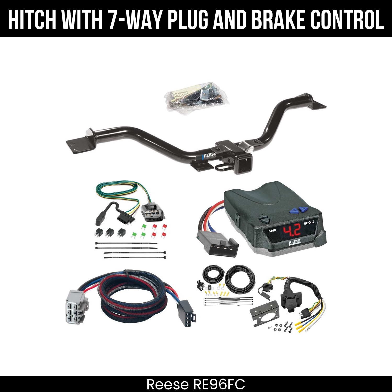 Trailer Hitch , 7-Way , Reese Brake EVN Control