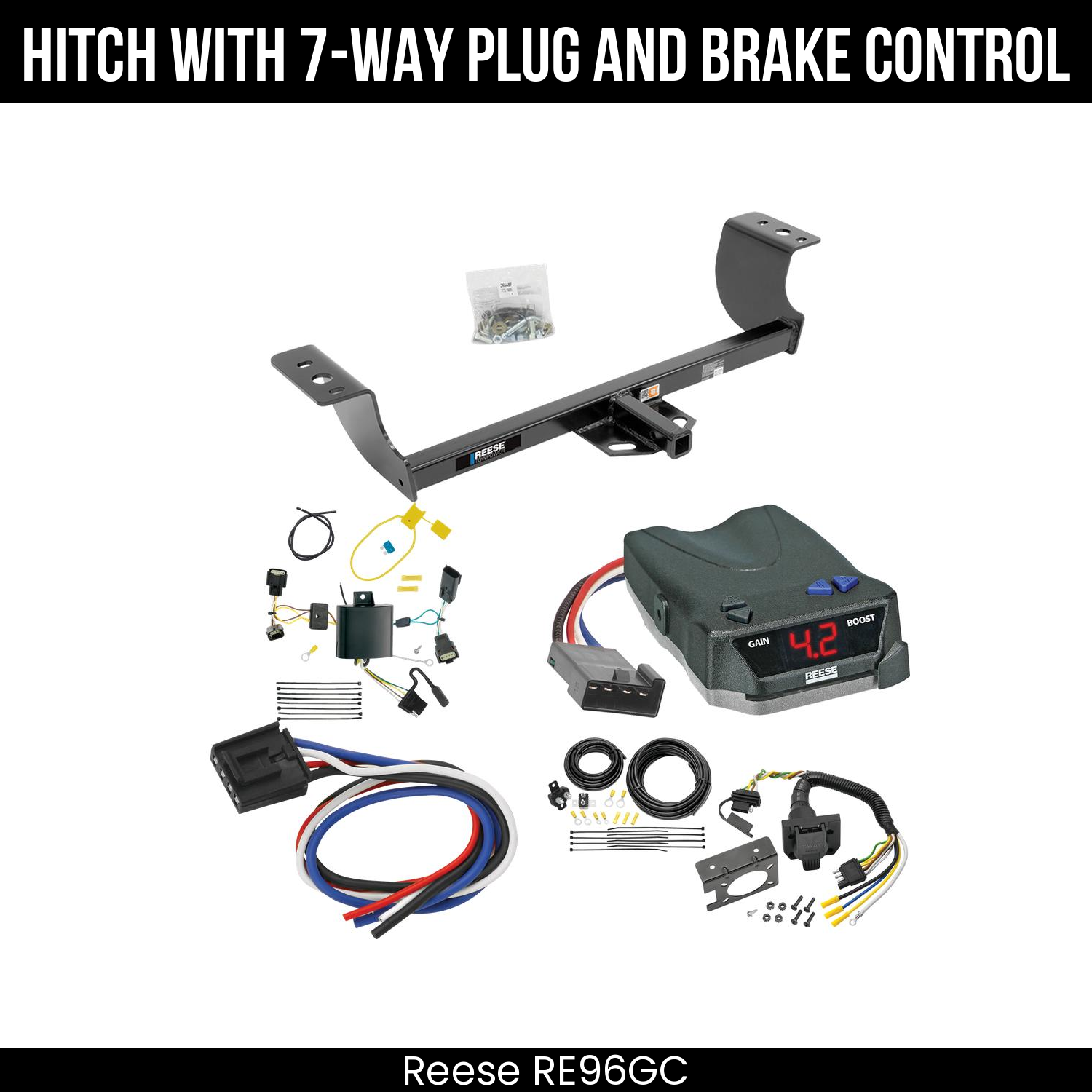 Trailer Hitch , 7-Way , Reese Brake EVN Control