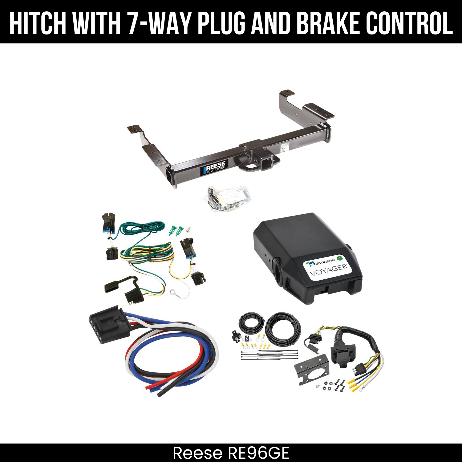 Trailer Hitch , 7-Way , Tekonsha Voyager Brake Control