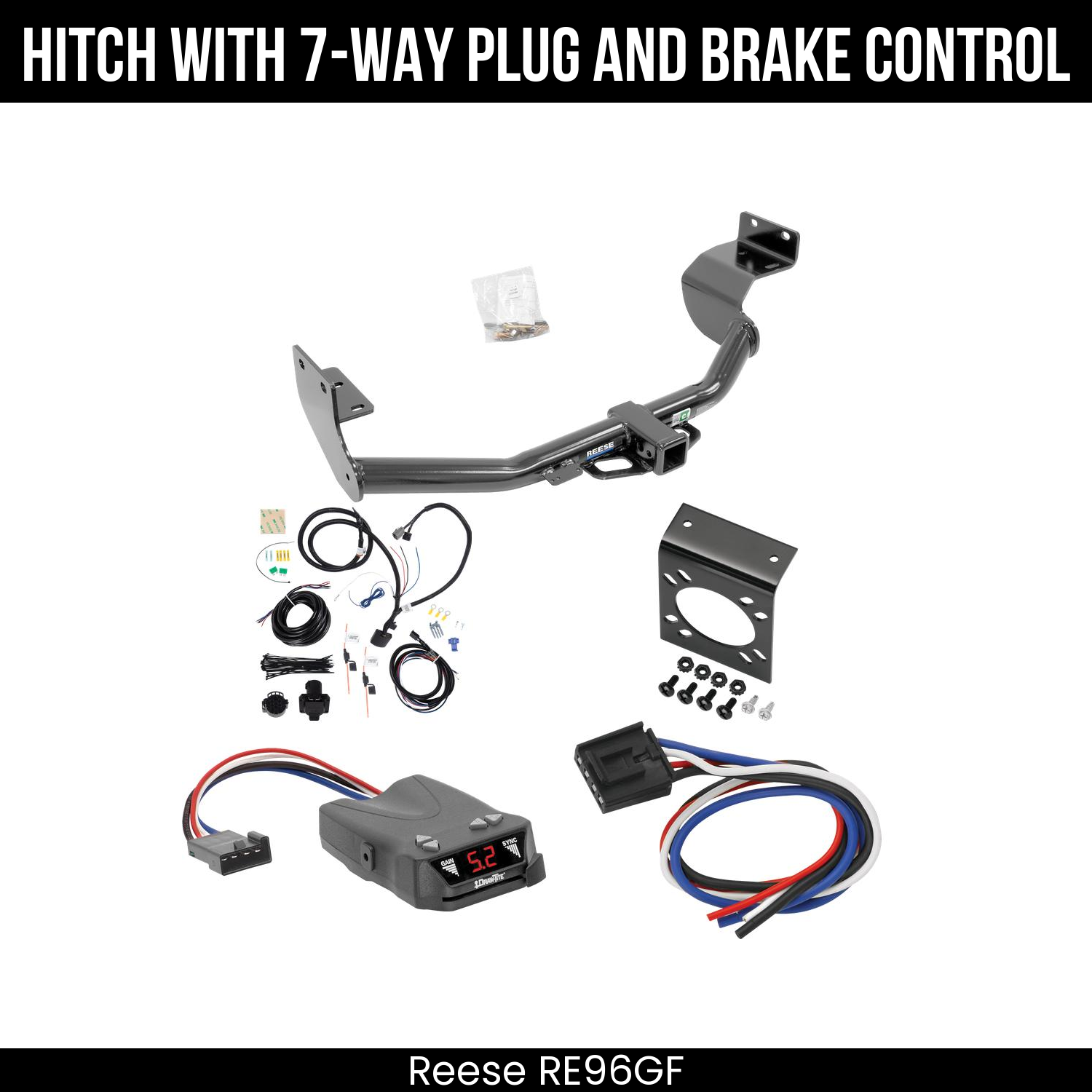 Trailer Hitch , 7-Way , Draw-Tite Activator IV Brake Control