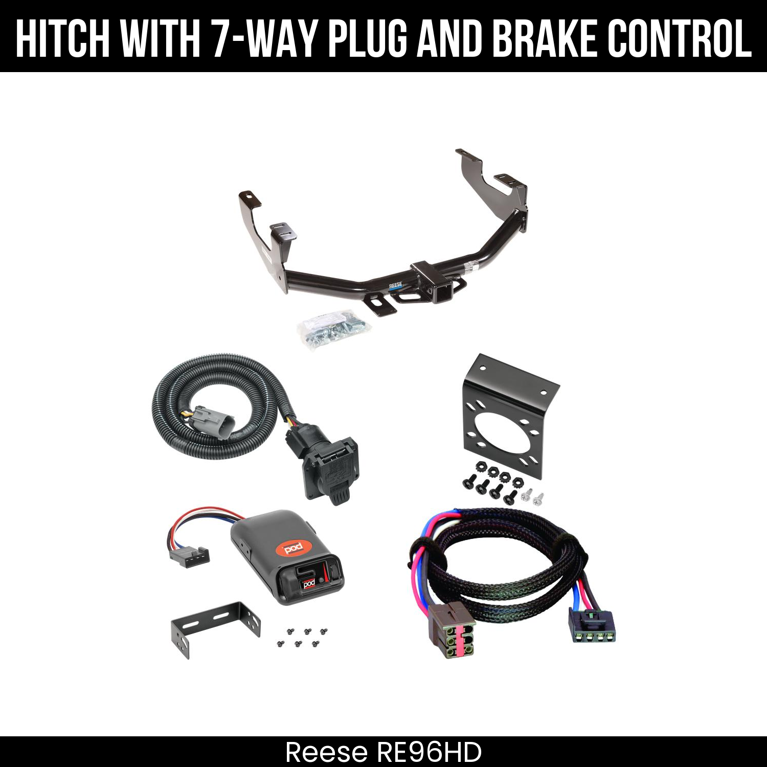 Trailer Hitch , 7-Way , Pro Series POD Brake Control