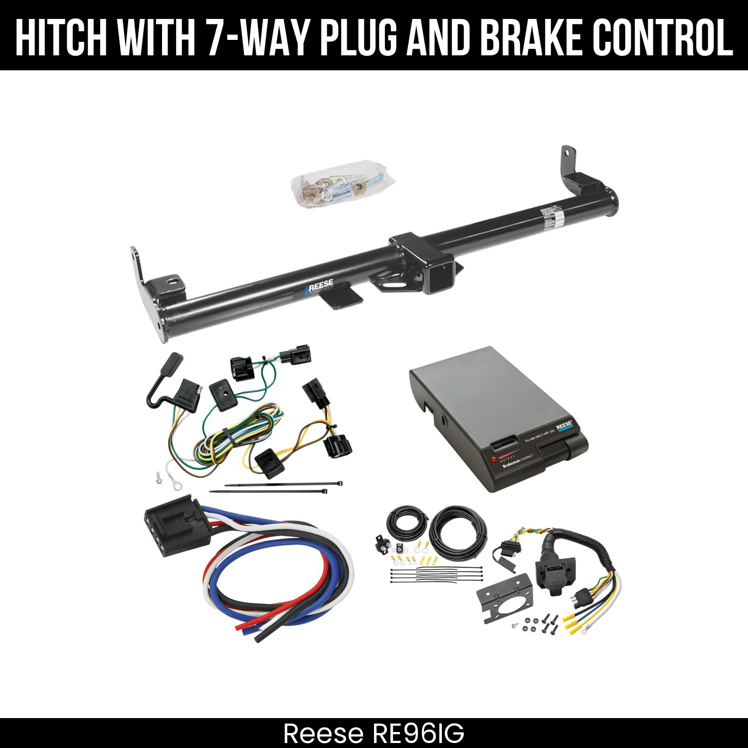 Trailer Hitch , 7-Way , Reese Brakeman Brake Control