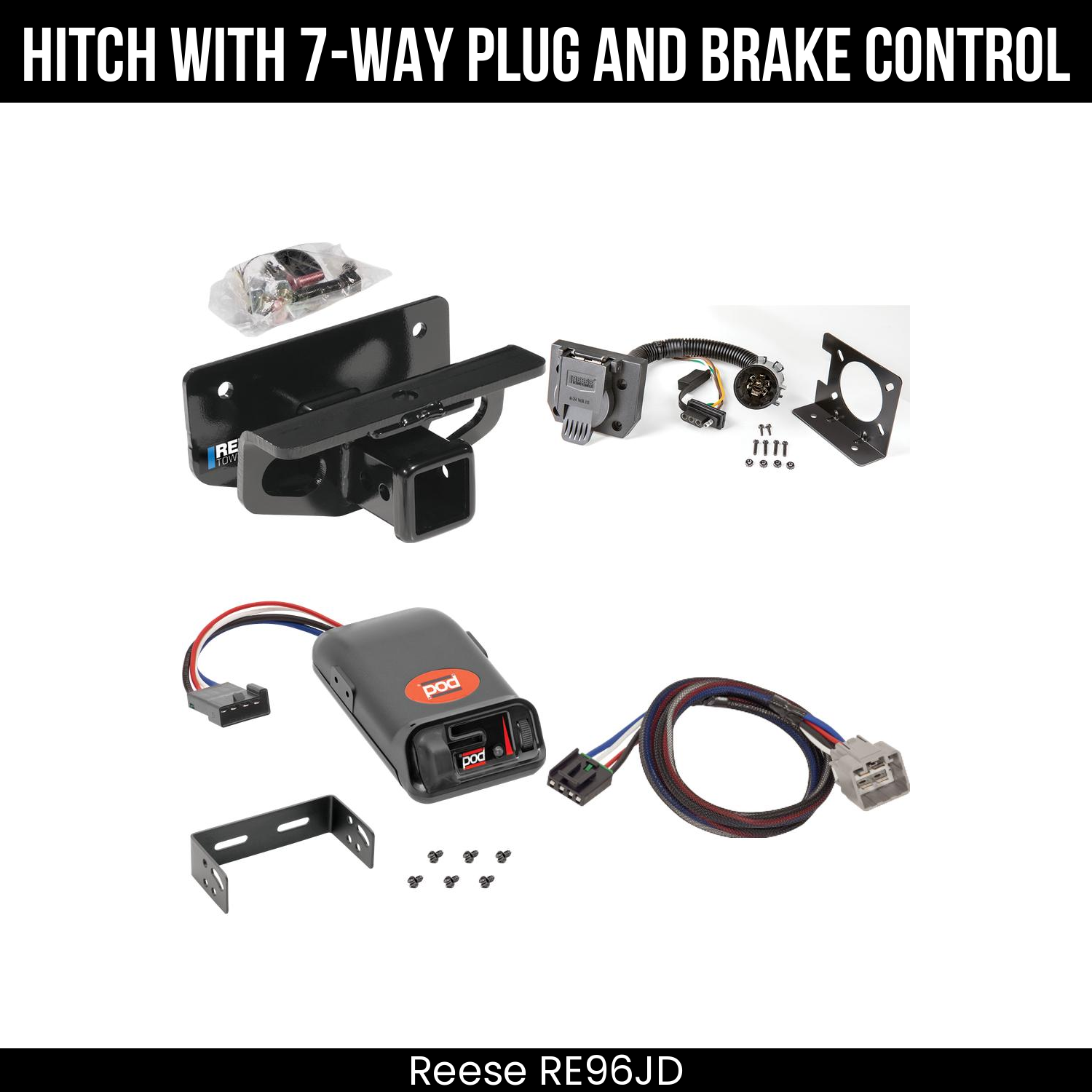 Trailer Hitch , 7-Way , Pro Series POD Brake Control