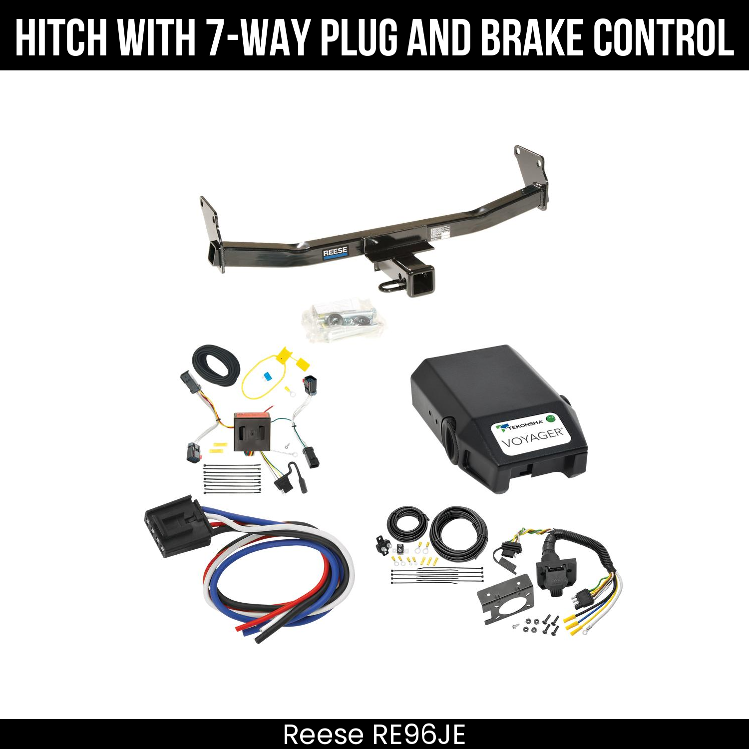 Trailer Hitch , 7-Way , Tekonsha Voyager Brake Control