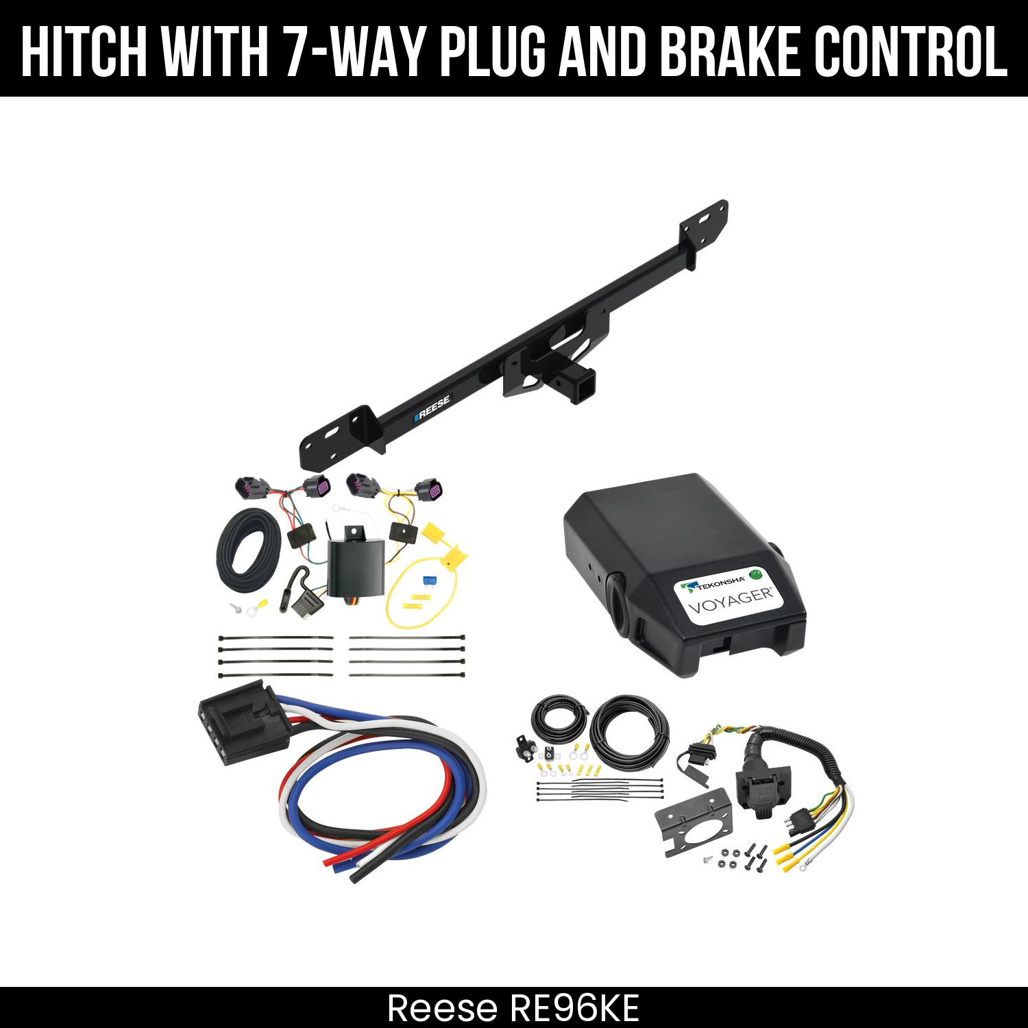 Trailer Hitch , 7-Way , Tekonsha Voyager Brake Control