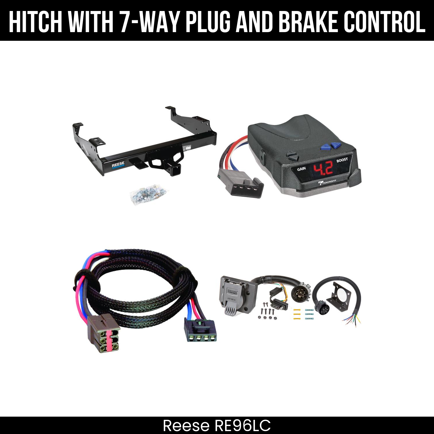 Trailer Hitch , 7-Way , Tekonsha Brake EVN Control