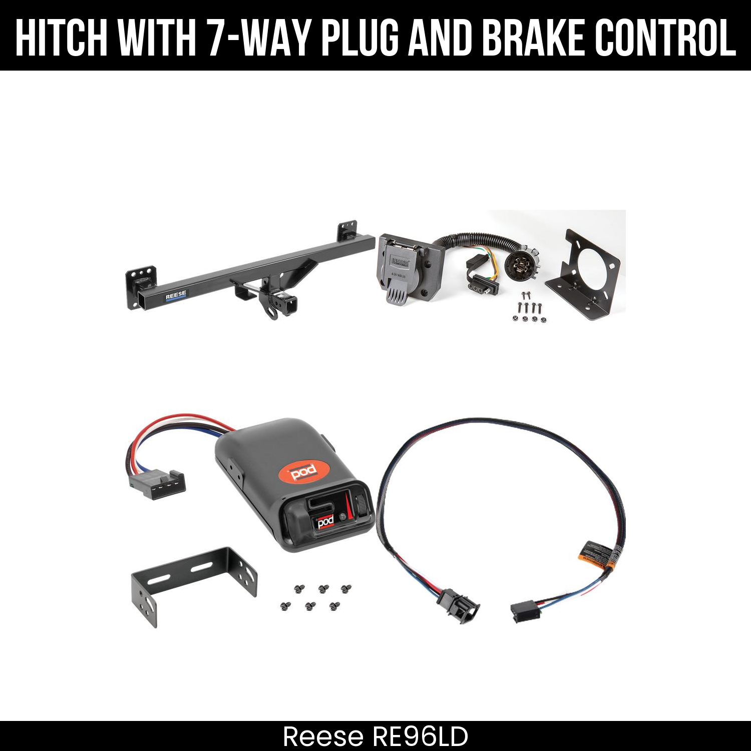Trailer Hitch , 7-Way , Pro Series POD Brake Control
