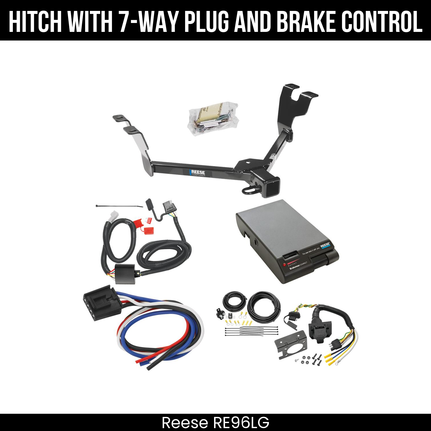 Trailer Hitch , 7-Way , Reese Brakeman Brake Control
