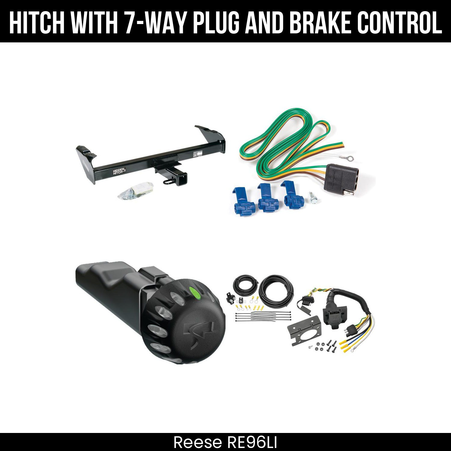 Reese RE96LI Hitch With 7 Way Plug And Brake Control Bundle Featureimg