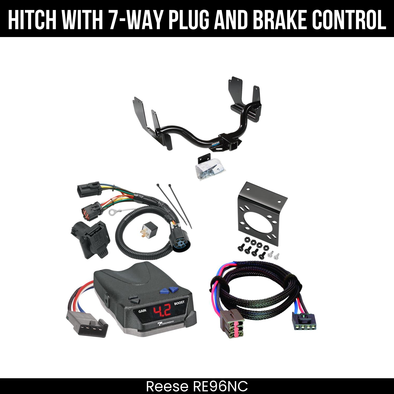 Trailer Hitch , 7-Way , Tekonsha Brake EVN Control