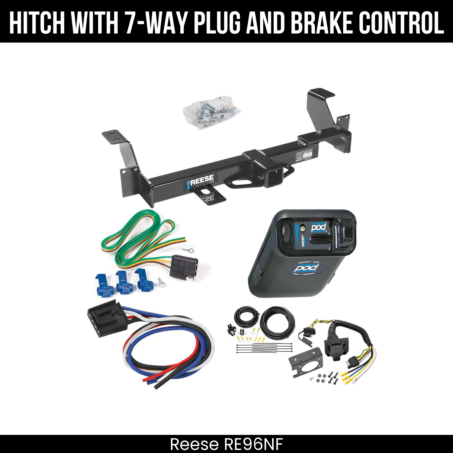 Trailer Hitch , 7-Way , Reese POD Brake Control