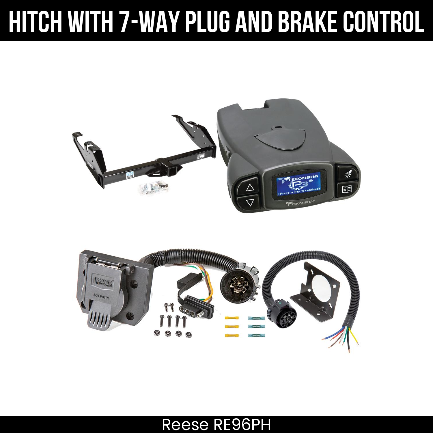 Trailer Hitch , 7-Way , Tekonsha Prodigy P3 Brake Control