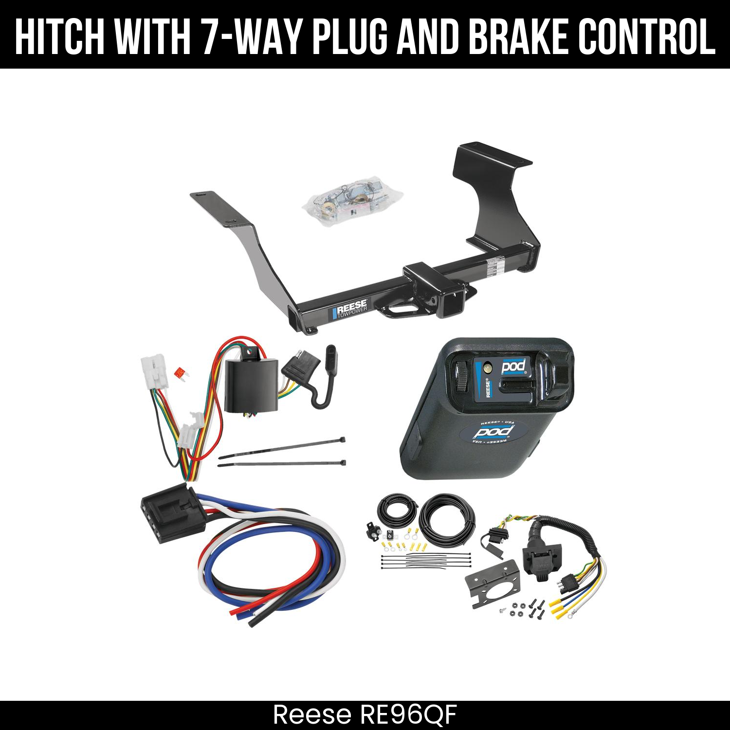 Trailer Hitch , 7-Way , Reese POD Brake Control