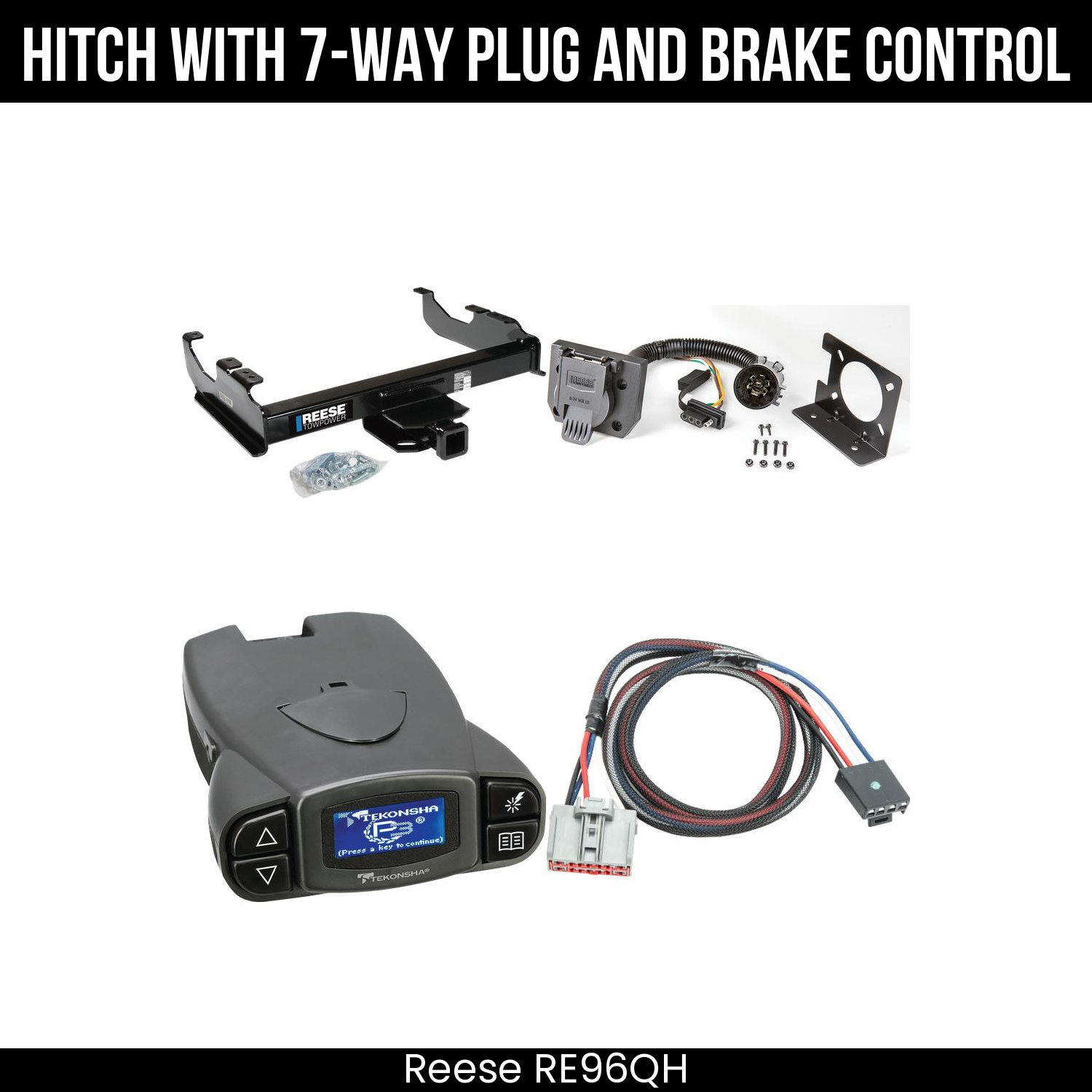 Trailer Hitch , 7-Way , Tekonsha Prodigy P3 Brake Control