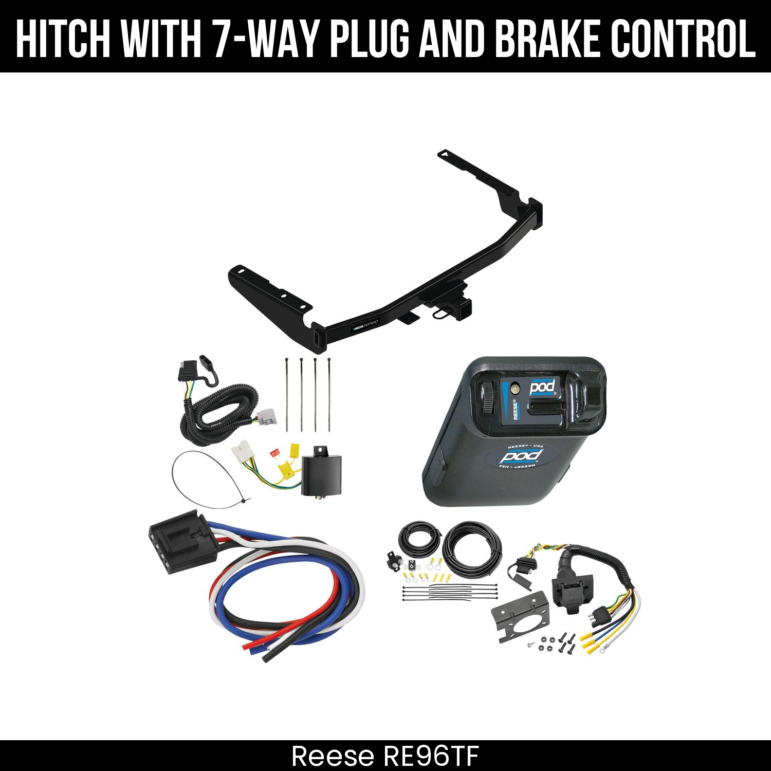 Trailer Hitch , 7-Way , Reese POD Brake Control